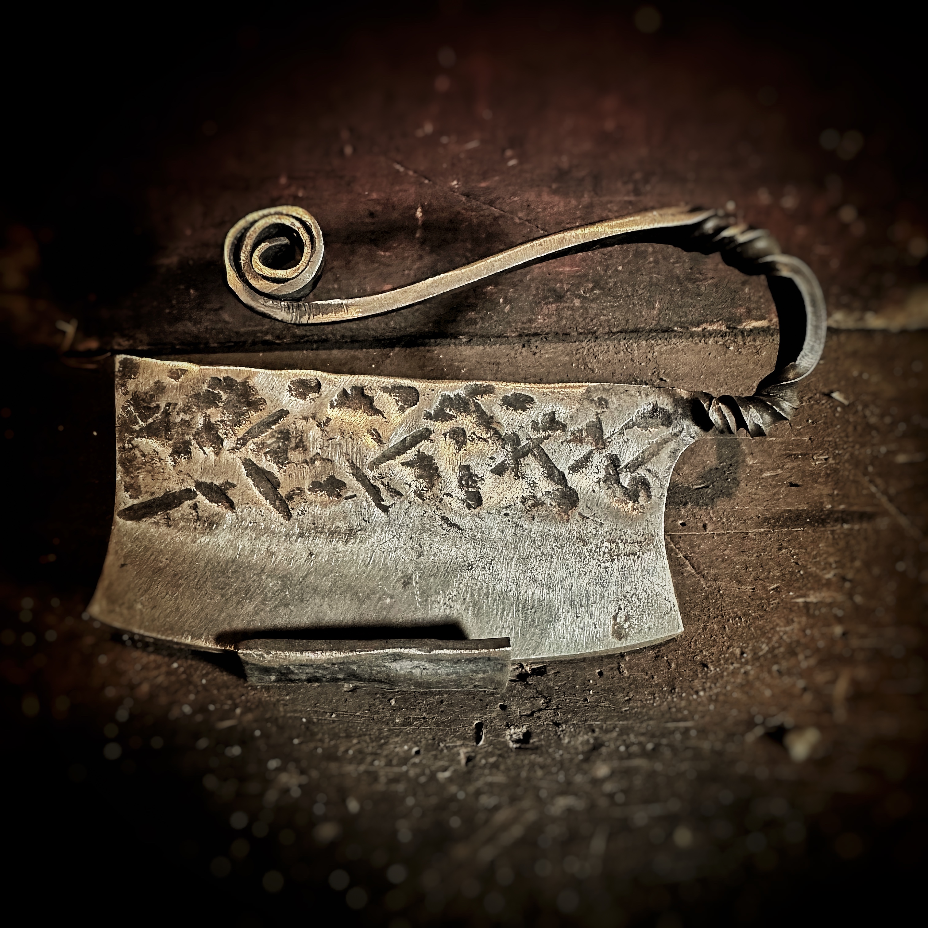 Hand-forged chopper