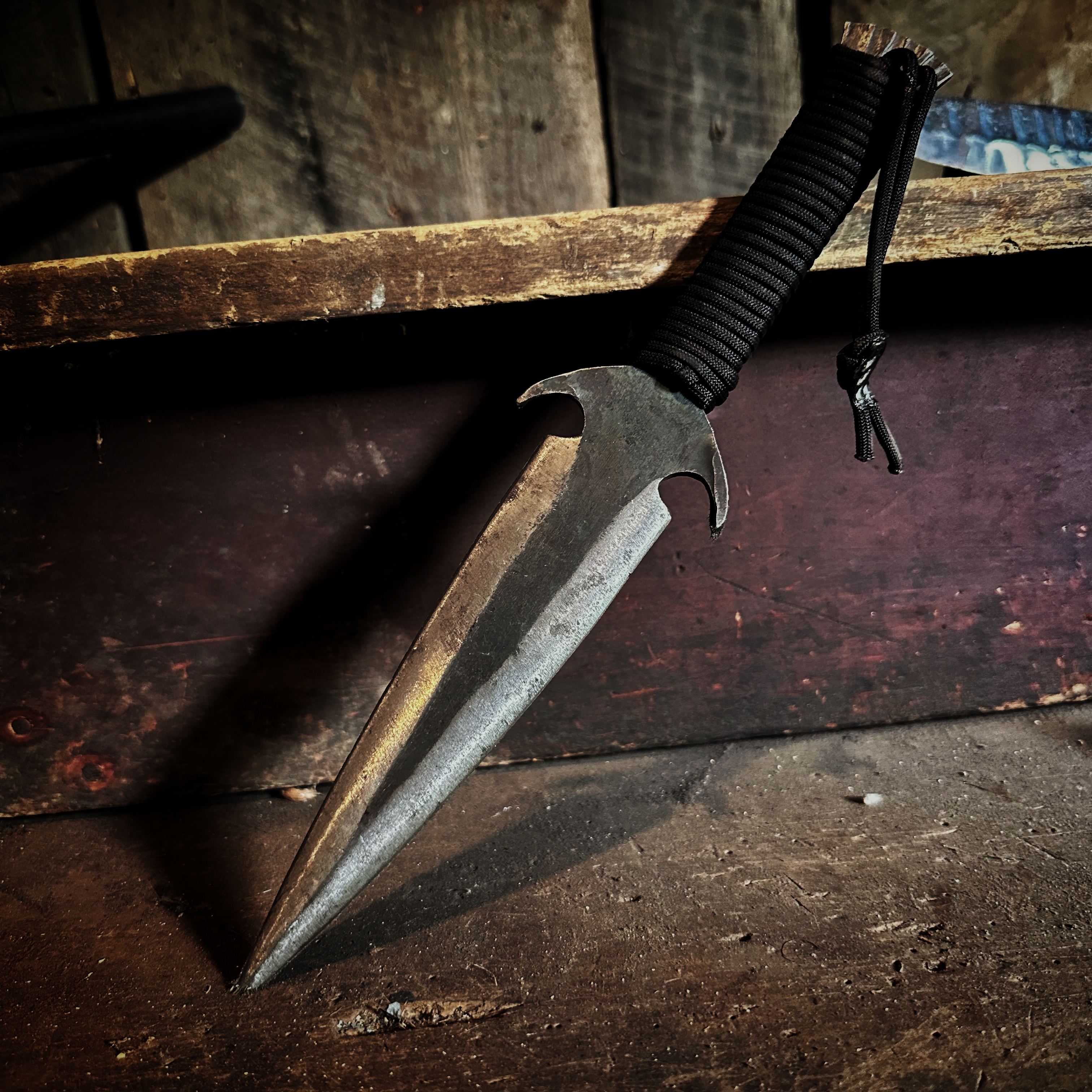 Hand-forged dagger