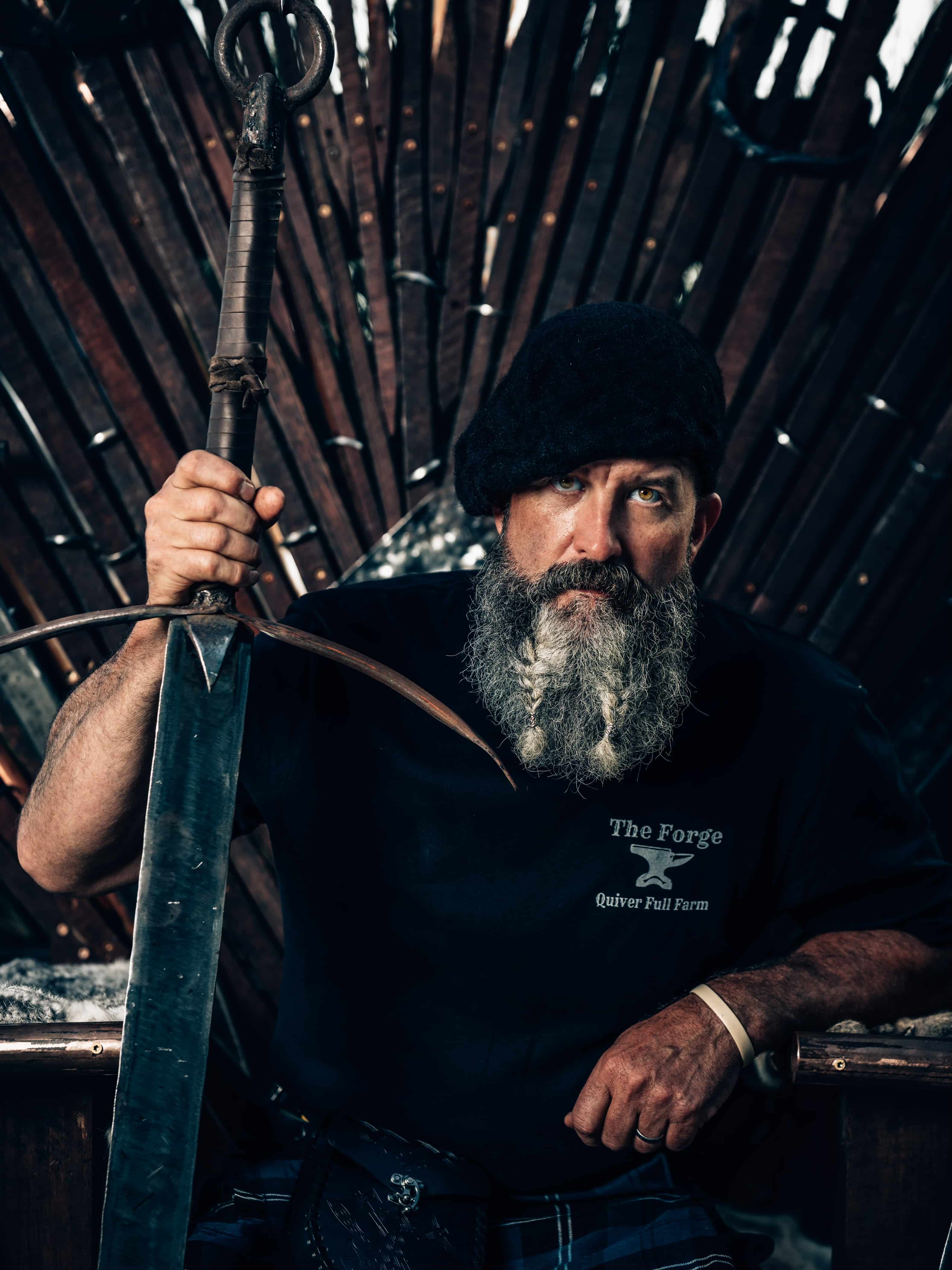 Jeremy Ramsey, master smith at The Forge by Vikings Don't Cry